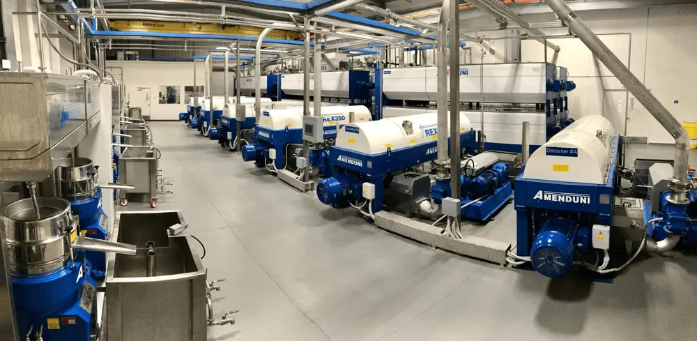 Modern olive processing machines